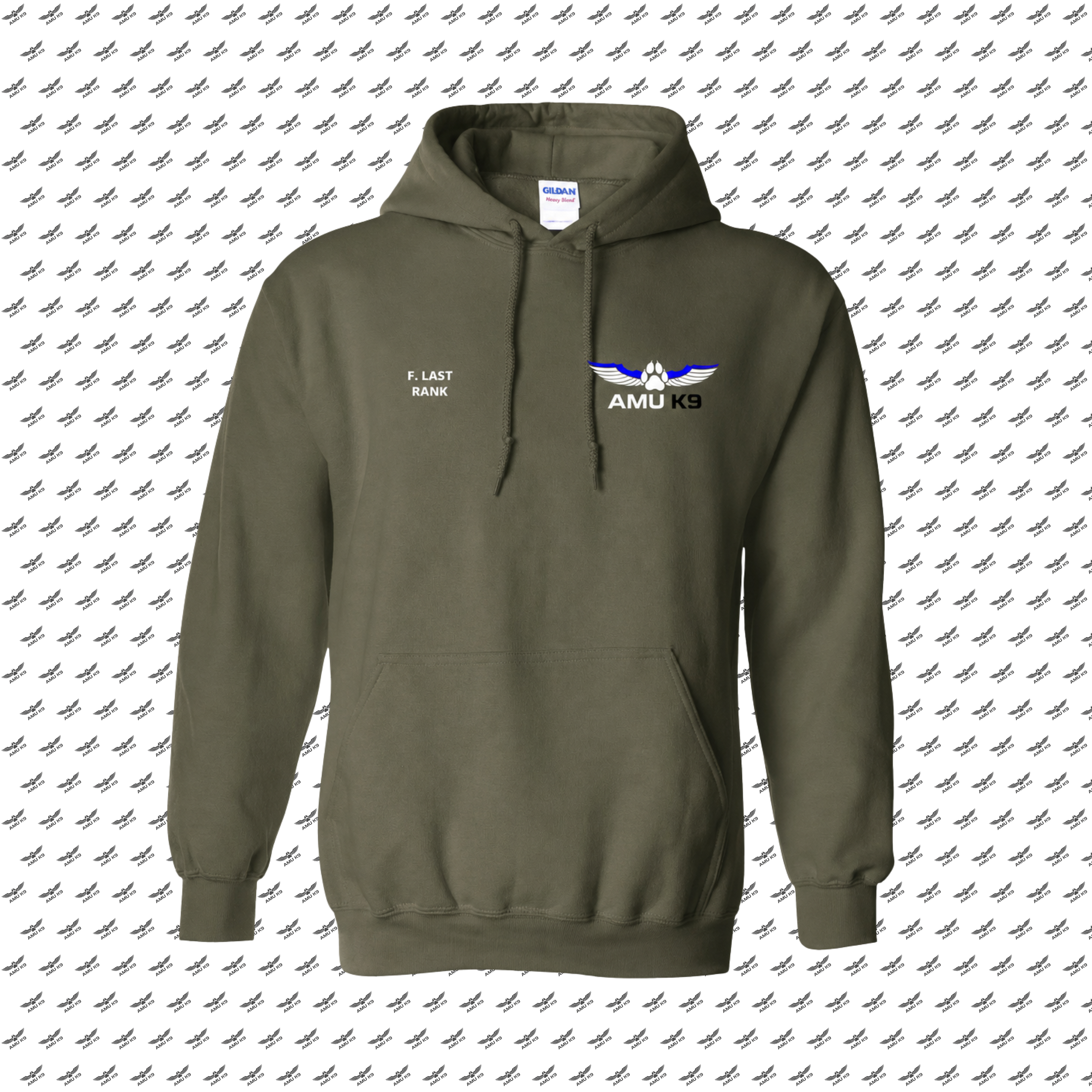 Gildan Heavy Blend Instructor Embroidered Hoodie