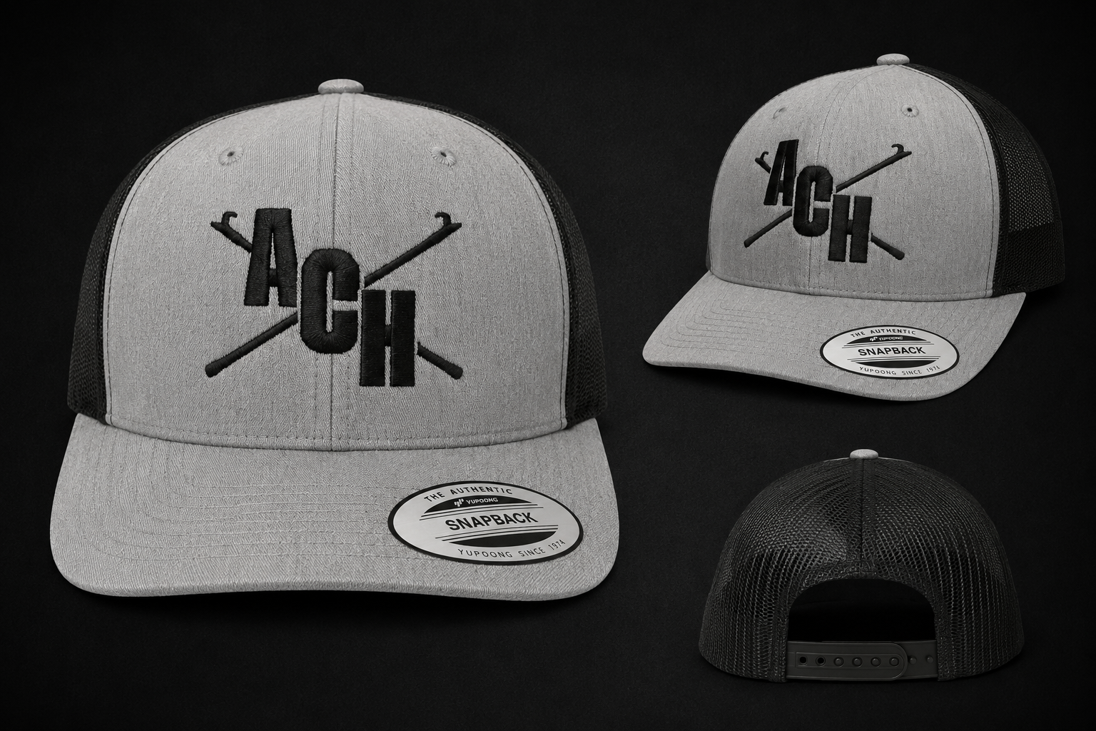 ACH Fire Helmets Yupoong Trucker Hat